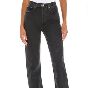 Agolde 90s pinch waisted black denim